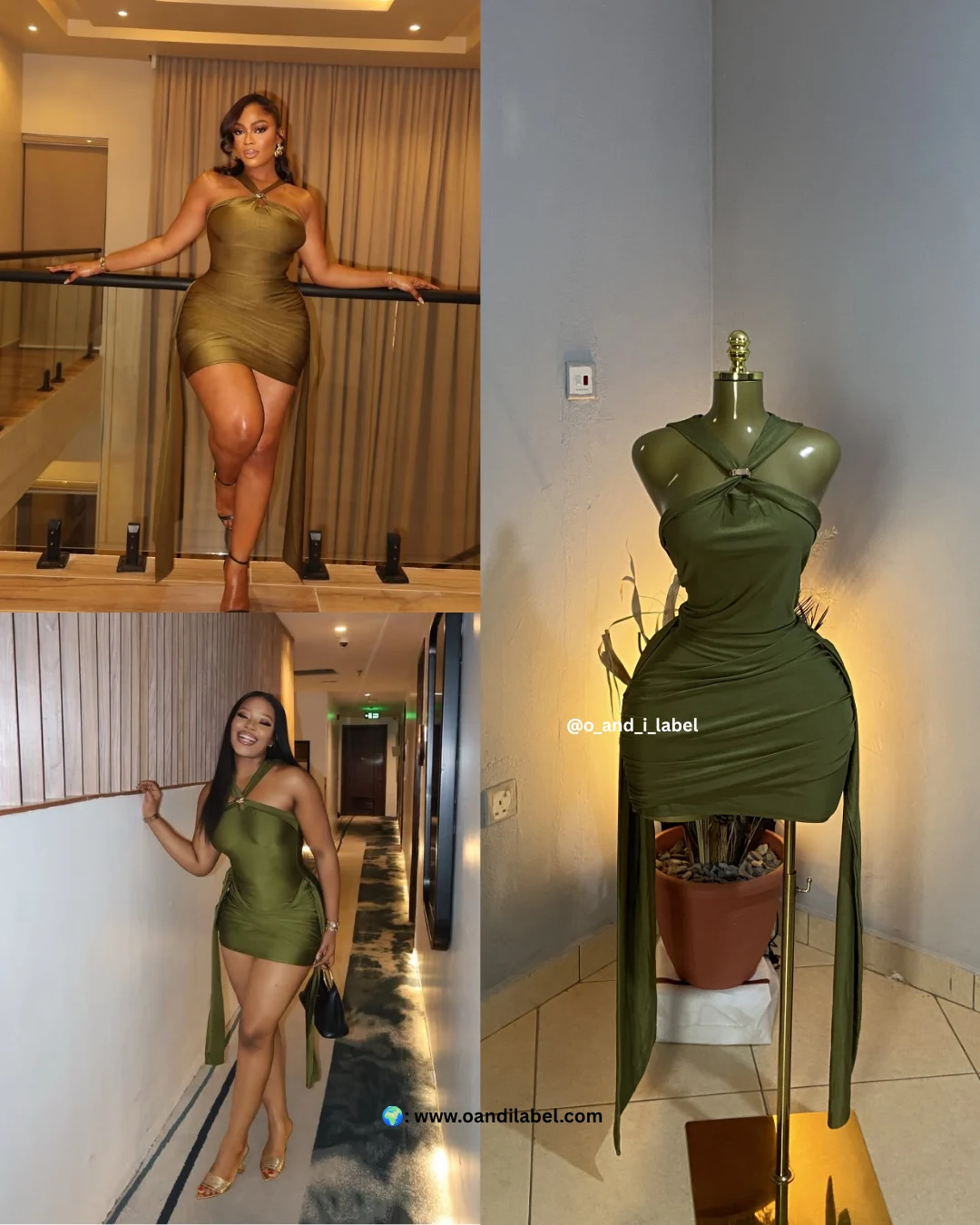 Sleeveless Short Dress — premium women's fashion at O & I Label